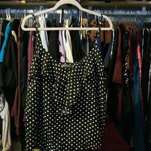 Black and white polka dot Forever 21 top